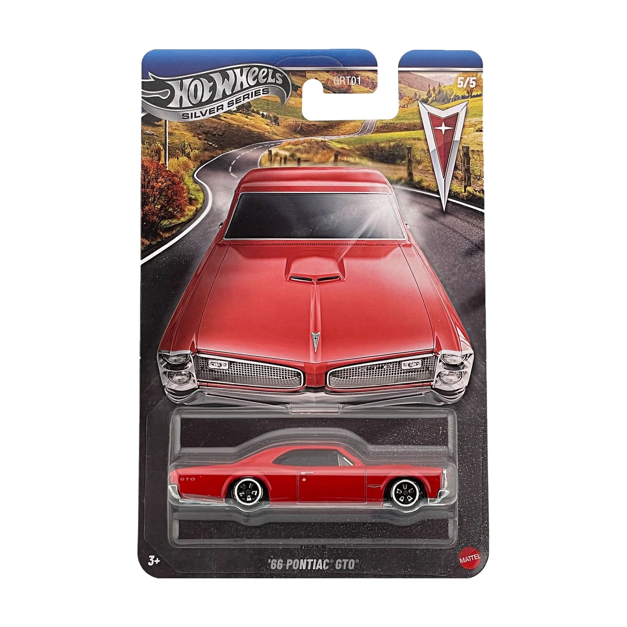Автомодель Hot Wheels Свято швидкості 66 Pontiac Gto червона, від 3 років (GRT01)